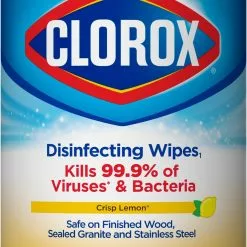 Clorox All-Purpose Cleaners 75-Count Crisp Lemon Disinfectant Wipes All-Purpose Cleaner