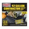 Contractor's Choice Trash Bags Contractor 24-Pack 42-Gallon Black Outdoor Plastic Construction Trash Bag 1 Contractor's Choice Trash Bags Contractor 24-Pack 42-Gallon Black Outdoor Plastic Construction Trash Bag -Cleaning Supplies Shop 00457484
