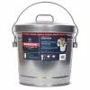 Behrens Trash Cans 6-Gallon Galvanized Steel Trash Can with Lid -Cleaning Supplies Shop 00758076
