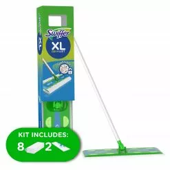 Swiffer Wet Mops Sweeper Dry and Wet XL Sweeping Kit Blend Non-Wringing Flat Wet Mop