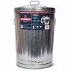 Behrens Trash Cans 20-Gallon Galvanized Steel Trash Can with Lid 2 Behrens Trash Cans 20-Gallon Galvanized Steel Trash Can with Lid -Cleaning Supplies Shop 05120581