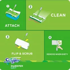 Swiffer Mop Refills & Replacement Heads Sweeper Wet Mopping Cloths Microfiber Refill (24-Pack) 16 Swiffer Mop Refills & Replacement Heads Sweeper Wet Mopping Cloths Microfiber Refill (24-Pack) -Cleaning Supplies Shop 09399898