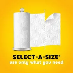 Bounty Essentials Select-a-Size Big-Roll 6-Count Paper Towels -Cleaning Supplies Shop 09843824