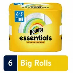 Bounty Essentials Select-a-Size Big-Roll 6-Count Paper Towels