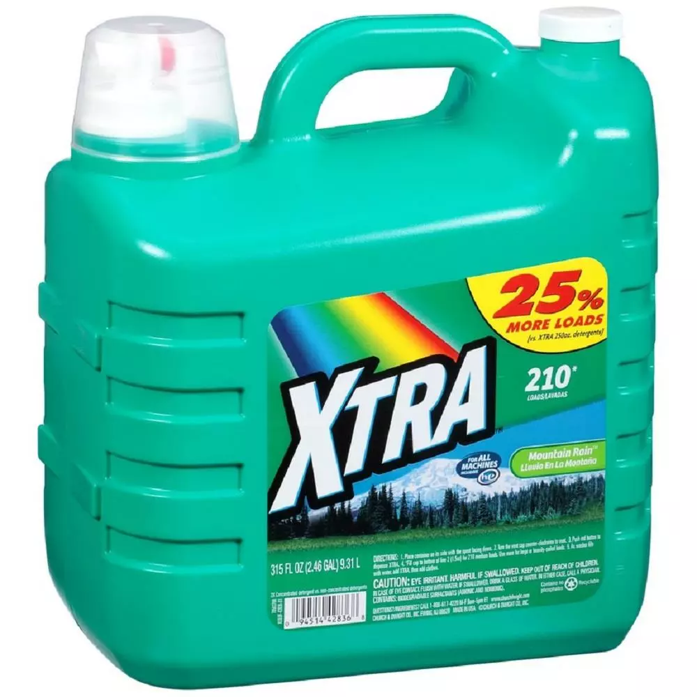 XTRA 315-fl oz Mountain Rain HE Laundry Detergent 4 XTRA 315-fl oz Mountain Rain HE Laundry Detergent - Image 2