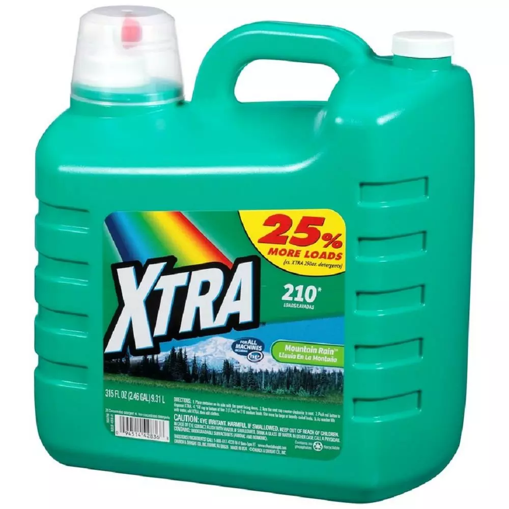 XTRA 315-fl oz Mountain Rain HE Laundry Detergent 5 XTRA 315-fl oz Mountain Rain HE Laundry Detergent - Image 3
