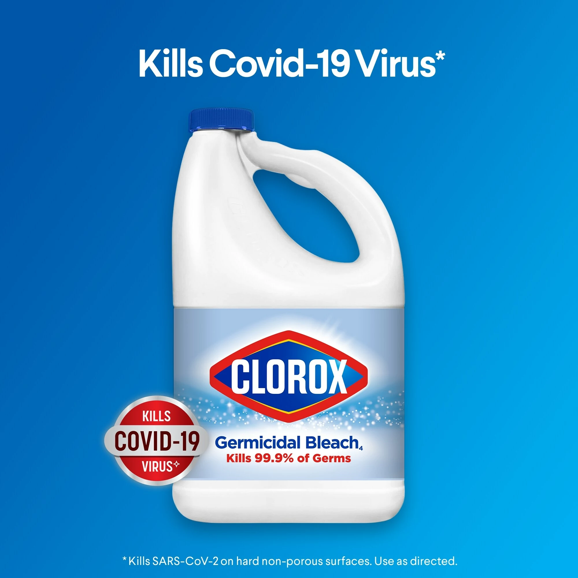 Clorox Germicidal Bleach, Regular- 81-oz Bottle 6 Clorox Germicidal Bleach, Regular- 81-oz Bottle - Image 4