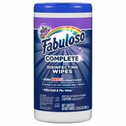 Fabuloso All-Purpose Cleaners Disinfecting 90-Count Lavender Disinfectant Wipes All-Purpose Cleaner