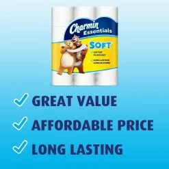 Charmin Essentials Soft Mega-Roll 18-Pack Toilet Paper -Cleaning Supplies Shop 15011580
