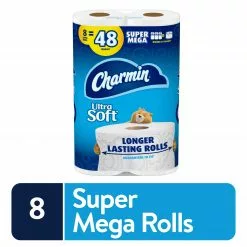 Charmin Ultra Soft Super Mega 8-Pack Toilet Paper