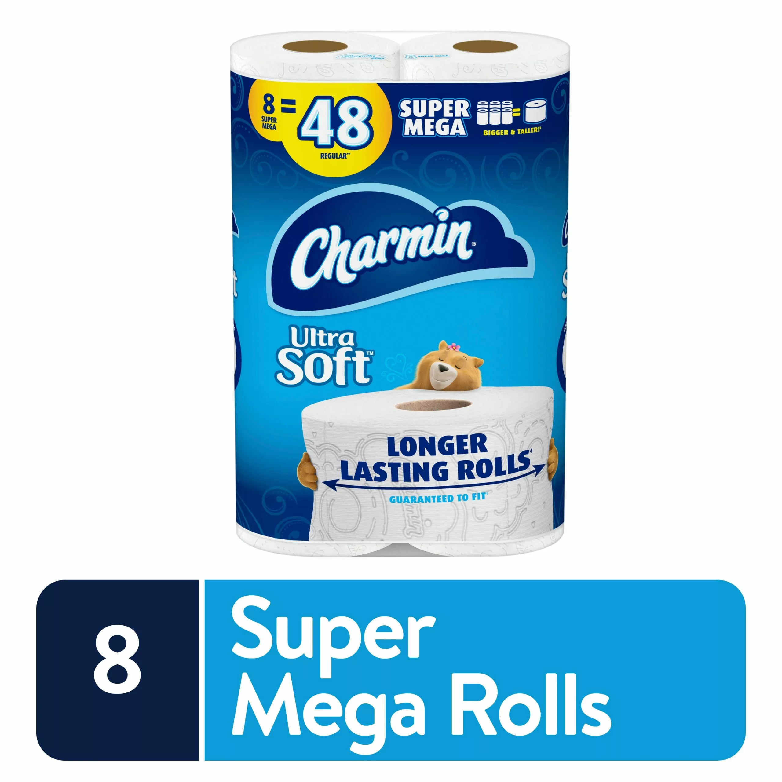Charmin Ultra Soft Super Mega 8-Pack Toilet Paper 3 Charmin Ultra Soft Super Mega 8-Pack Toilet Paper