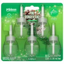 Glade Air Fresheners 5-Pack Pine Wonderland Plug Air Freshener