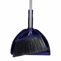 MOXIE Brooms 12-in Plastic Angle with Dustpan Upright Broom -Cleaning Supplies Shop 16012809