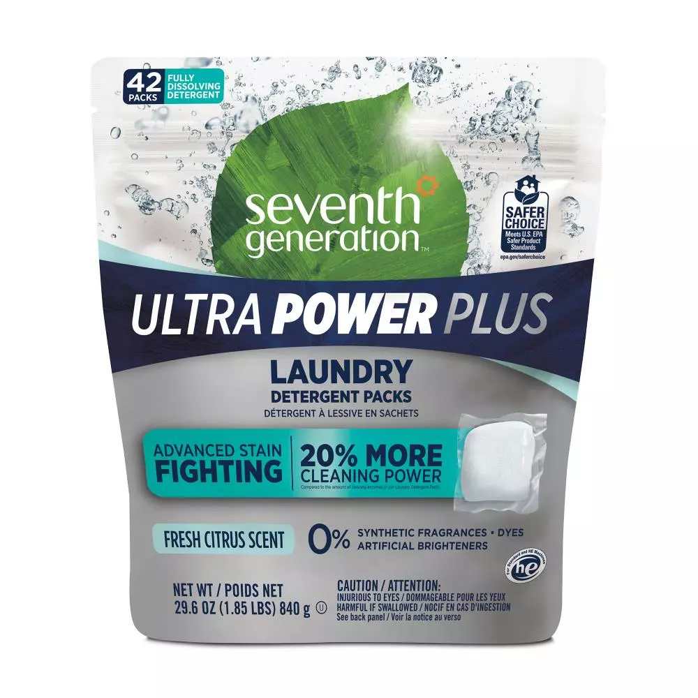 Seventh Generation 42-Count Fresh Citrus Laundry Detergent 3 Seventh Generation 42-Count Fresh Citrus Laundry Detergent