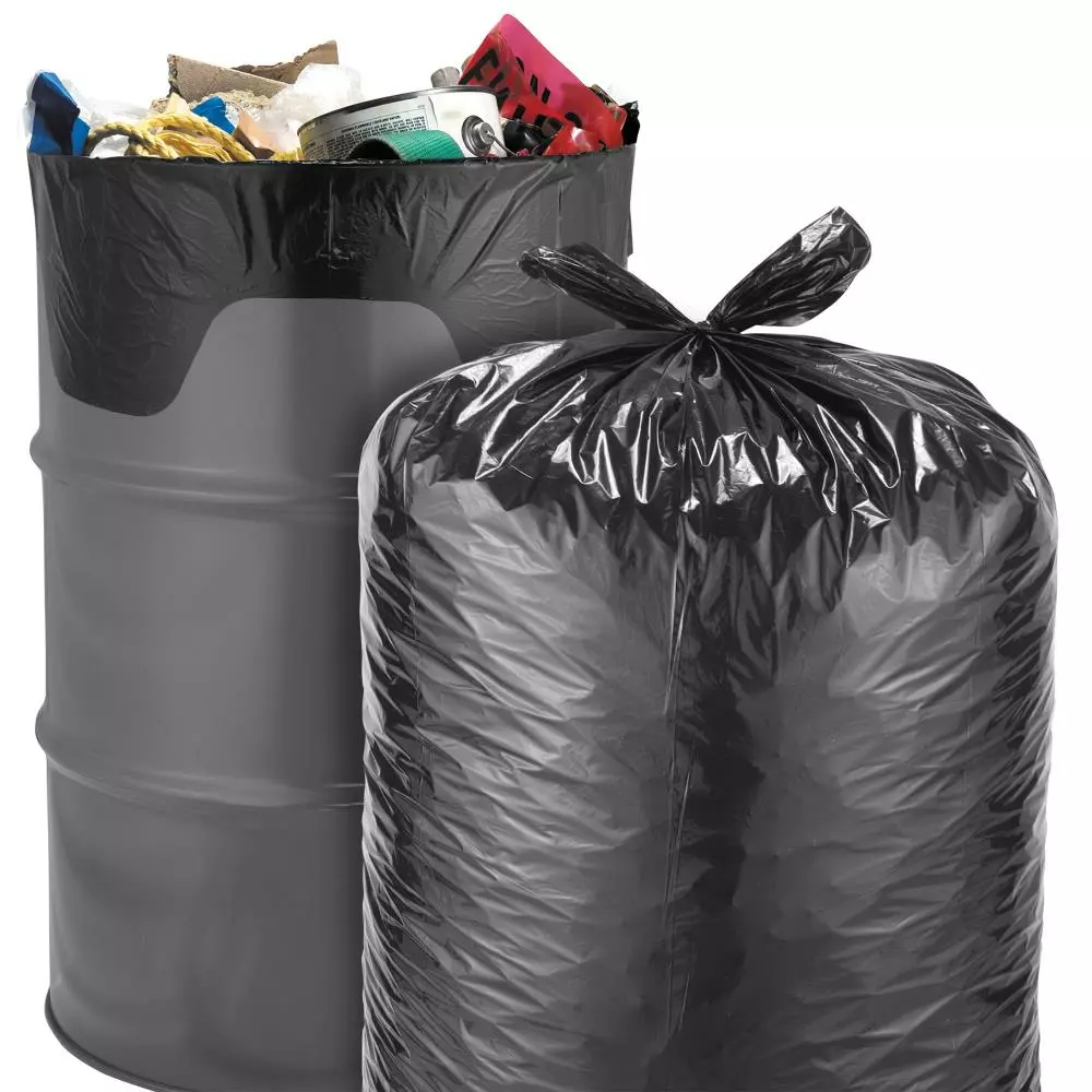 Contractor's Choice Trash Bags Contractor 40-Pack 55-Gallon Black Outdoor Plastic Construction Trash Bag 6 Contractor's Choice Trash Bags Contractor 40-Pack 55-Gallon Black Outdoor Plastic Construction Trash Bag - Image 4