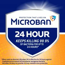 Microban All-Purpose Cleaners 24 Hour Disinfectant Sanitizing 15-fl oz Fresh Disinfectant Spray All-Purpose Cleaner -Cleaning Supplies Shop 40126620