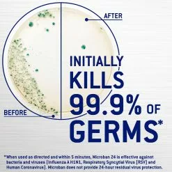 Microban All-Purpose Cleaners 24 Hour Disinfectant Sanitizing 15-fl oz Fresh Disinfectant Spray All-Purpose Cleaner -Cleaning Supplies Shop 40126624