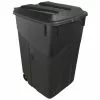 Project Source Trash Cans 45-Gallon Black Plastic Wheeled Trash Can with Lid 1 Project Source Trash Cans 45-Gallon Black Plastic Wheeled Trash Can with Lid -Cleaning Supplies Shop 42131141