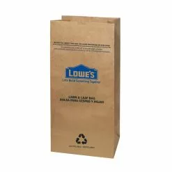 Lowe's 5 Count Pack of 30 Gallon Paper Leaf Trash Bags